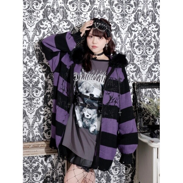 NOEMIE ノエミー くま耳ユニセックスファーブルゾン 地雷系 サブカル