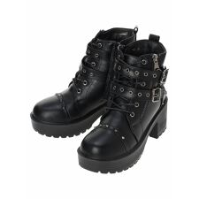 ベルトチェーンショートブーツ