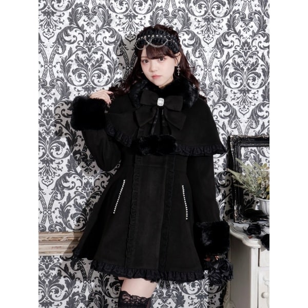 NOEMIE お嬢さんワッフルショートコート ノエミー NOEMIE お嬢さんワッフルショートコート （黒