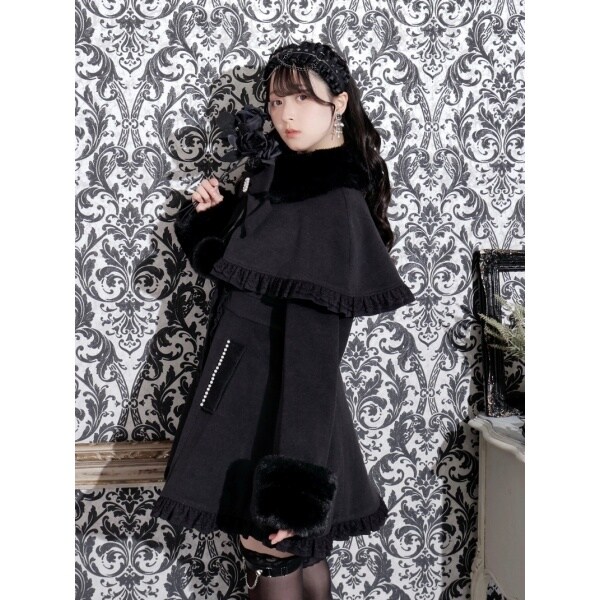 ゴシックフリルレースアップケープコート | ノエミー(NOEMIE) | マルイ