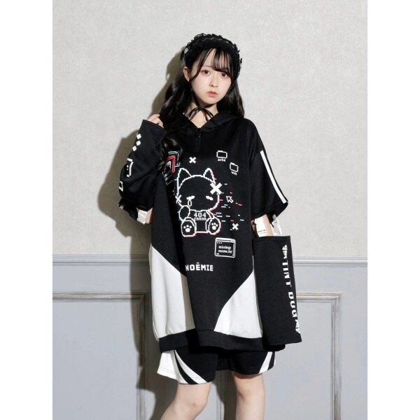 coome パーカー パーカー 2WAYうさ耳ユニセックスZIP裏毛パーカー レディース ノエミー