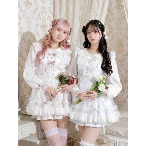 NOEMIE♡レースアップサスペンダーティアードセットアップ ノエミー NOEMIE レースアップサスペンダーティアードセットアップ