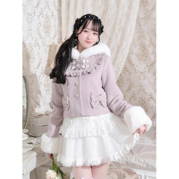 お嬢さんワッフルショートコート | ノエミー(NOEMIE) | マルイウェブ