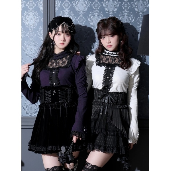 フレアスリーブバックレースアップカットソー | ノエミー(NOEMIE