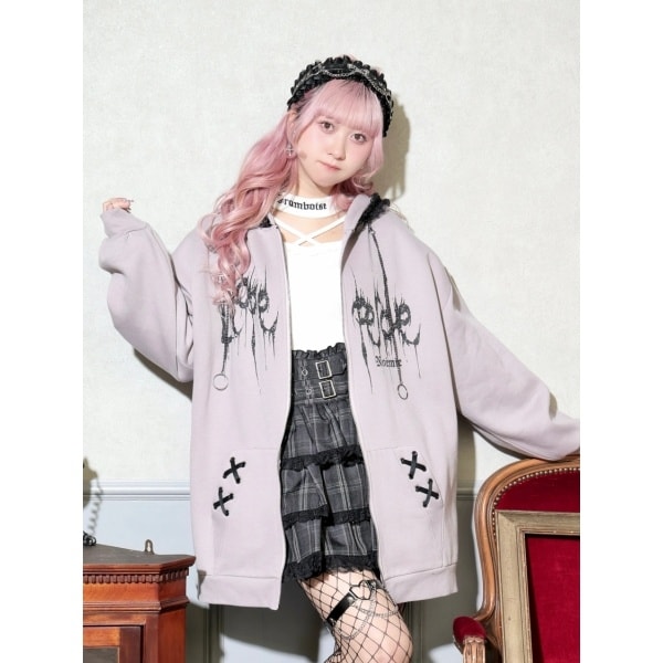 2WAYうさ耳ユニセックスZIP裏毛パーカー | ノエミー(NOEMIE) | マルイ