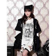 2WAYクロスチェーンユニセックスZIP裏毛パーカー