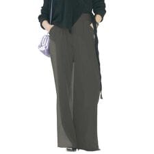 神戸レタス(KOBE LETTUCE)の[ 田中亜希子さんコラボ ] 選べるサイズジャージーワンドパンツ [M3363]