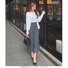 [ 岡部あゆみさんコラボ ] レーススカート（マーメイド・タイト） [M3441]