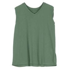 神戸レタス(KOBE LETTUCE)の選べるネック タックノースリーブカットソー [C2322]