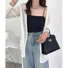 神戸レタス(KOBE LETTUCE)のシアーサマーニットソーカーディガン（ショート／ミディアム／ロング） [C3703]