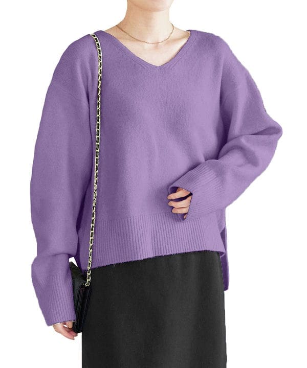 CONP 23AW Violet Voetex Sweate紫色 ニット CONP 23AW Violet Voetex Sweate紫色 ニット