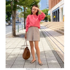 [ SAYAKAさんコラボ ] スウェットニットシンプルトップス [C6329]