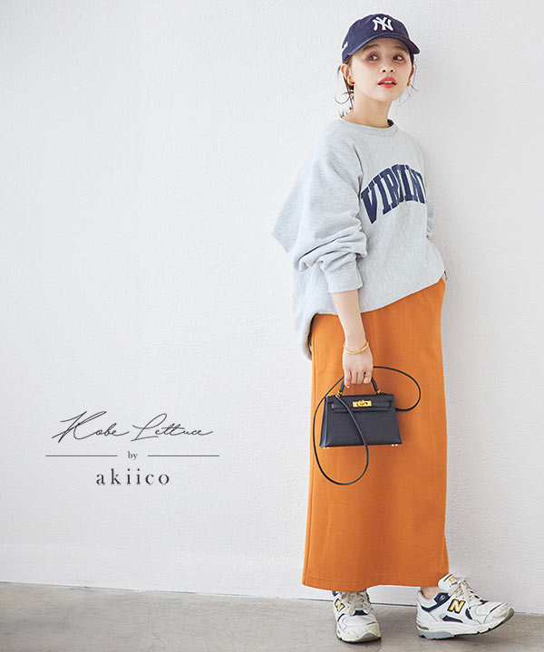 田中亜希子さんコラボ ]選べる3サイズ ジャージータイトスカート
