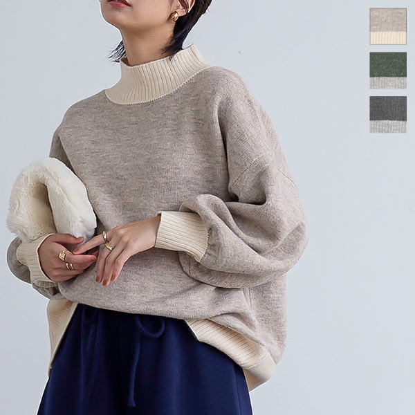 トップス 88101019 BOAT NECK BACK OPEN KNIT TOPS｜TOPS(トップス)｜CLANE OFFICIAL