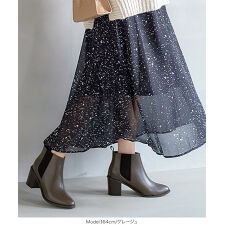 神戸レタス(KOBE LETTUCE)の太ヒールサイドゴアブーツ [I1168]