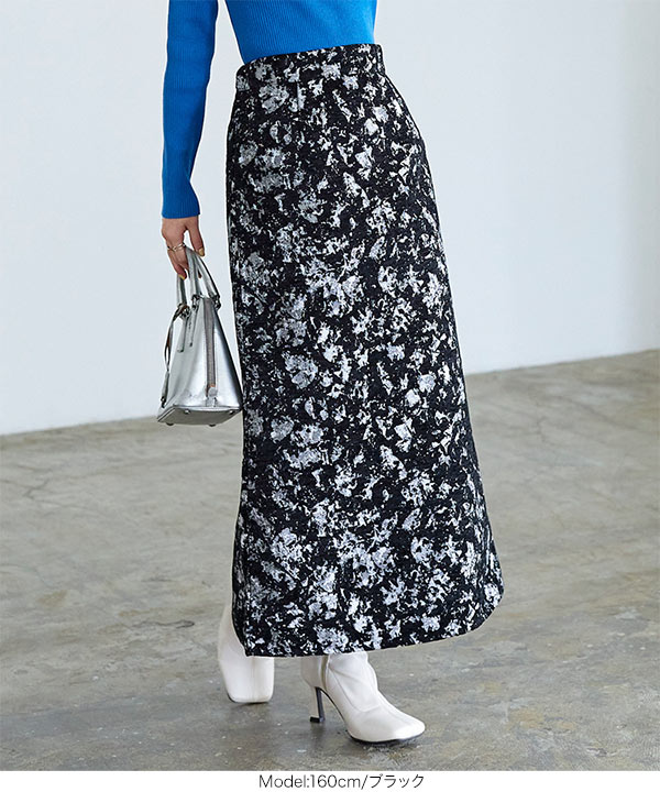 総柄ジャガードスカート [M3830] | 神戸レタス(KOBE LETTUCE) | マルイ