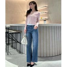 神戸レタス(KOBE LETTUCE)の[ 岡部あゆみさんコラボ ]ワイドストレートデニム [M3953]