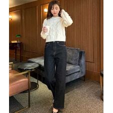 神戸レタス(KOBE LETTUCE)の[ 岡部あゆみさんコラボ ]ワイドストレートデニム [M3953]