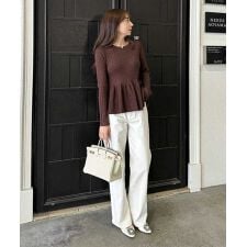 神戸レタス(KOBE LETTUCE)の[ 岡部あゆみさんコラボ ]ワイドストレートデニム [M3953]