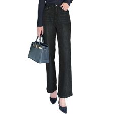 神戸レタス(KOBE LETTUCE)の[ 岡部あゆみさんコラボ ]ワイドストレートデニム [M3953]