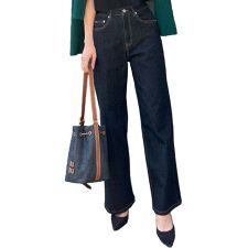 神戸レタス(KOBE LETTUCE)の[ 岡部あゆみさんコラボ ]ワイドストレートデニム [M3953]