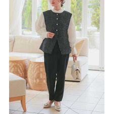 [ セレモニー] [ Petitle / プチレ ] 3点セット 前後2wayジレ×ブラウス×パンツ