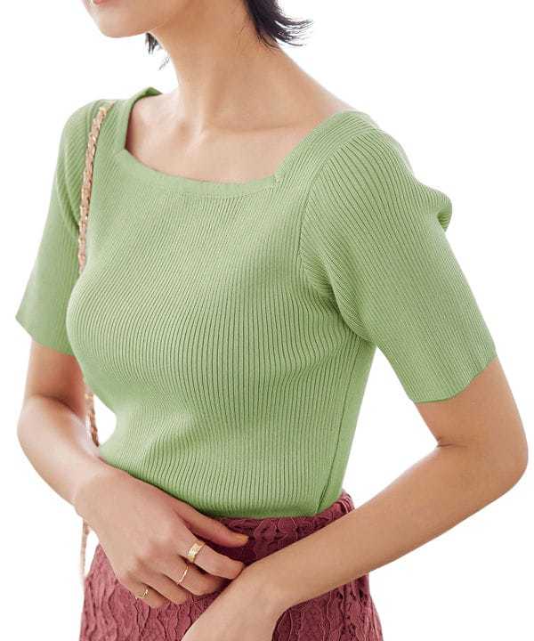 [�}���C]�����x�[�V�b�N���u�j�b�g [C3147] 2way�X�N�G�A�l�b�N/�_�˃��^�X�iKOBE LETTUCE�j �I���[�u