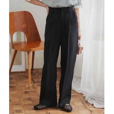 神戸レタス(KOBE LETTUCE)の[ Petitle / プチレ ] タックワイドストレートパンツ [M4027]