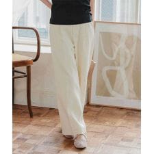 神戸レタス(KOBE LETTUCE)の[ Petitle / プチレ ] タックワイドストレートパンツ [M4027]