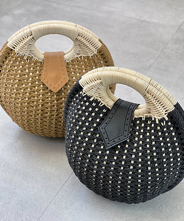 【本日限定】リリーブラウン×MARY QUANT ロゴ刺繍カゴバッグ LILY BROWN×MARY QUANT ロゴ刺繍カゴバッグ