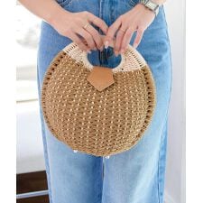 神戸レタス(KOBE LETTUCE)のサークルカゴバッグ [B1573]