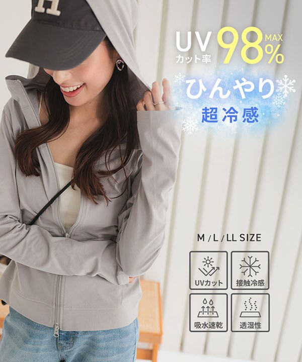 PING スウェットパーカーUV 抗菌防臭 吸水速乾 接触冷感　L d3mx1.jpg
