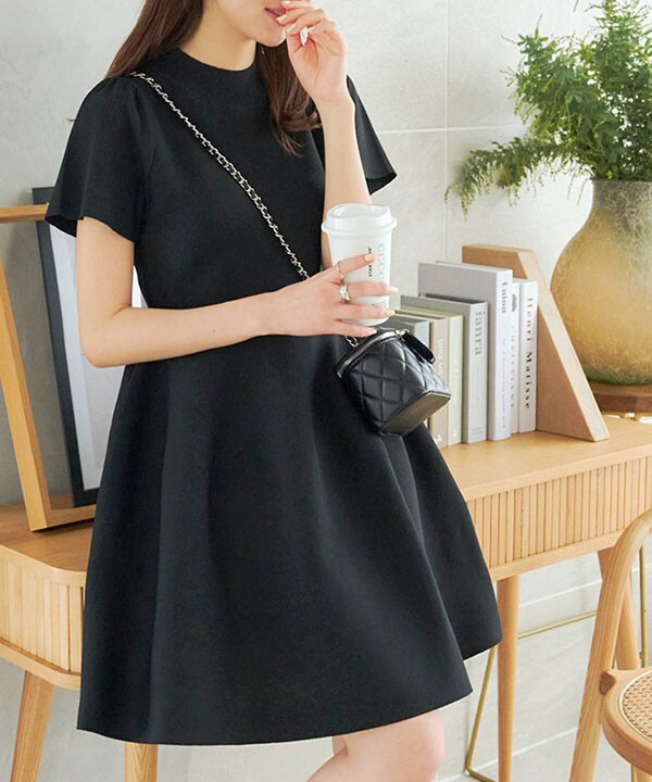チャイナデザインミニワンピース (ブルーグリーン) チャイナデザインミニワンピース | outlet | axes femme online shop
