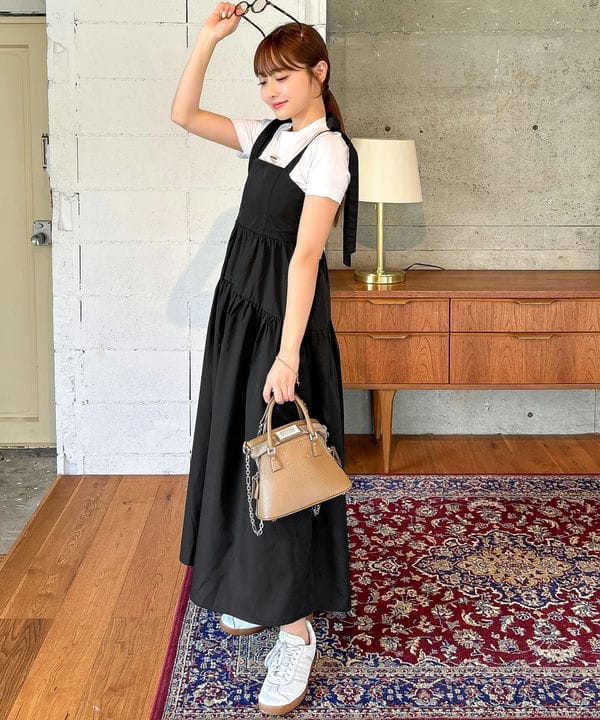 ワンピース Nana 前後2way ギャザー 切り替え ワンピース