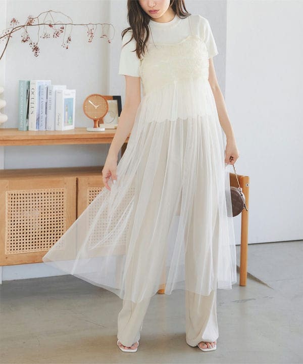 長さ調節可能]マーメイドキャミワンピース [E3046] | 神戸レタス(KOBE