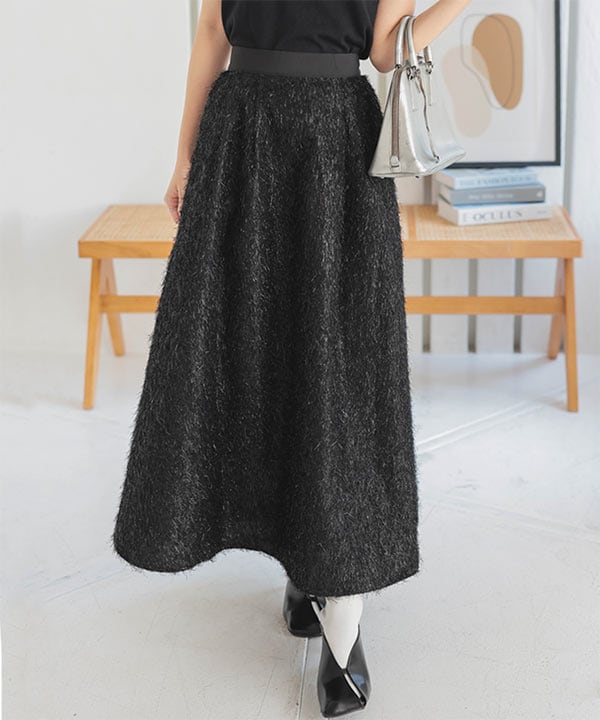 IENA LA BOUCLE モールジャガードAラインスカート IENA LA BOUCLE（イエナラブークル）の「IENA LA BOUCLE モール