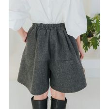 [ Petitle / プチレ ] フェイクウールキュロット [M4095]