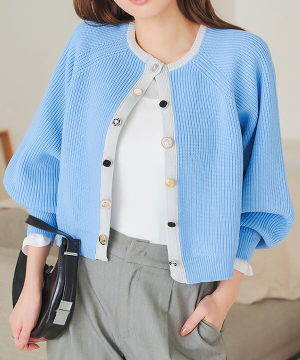 多ボタンニットカーディガン [N1161] | 神戸レタス(KOBE LETTUCE