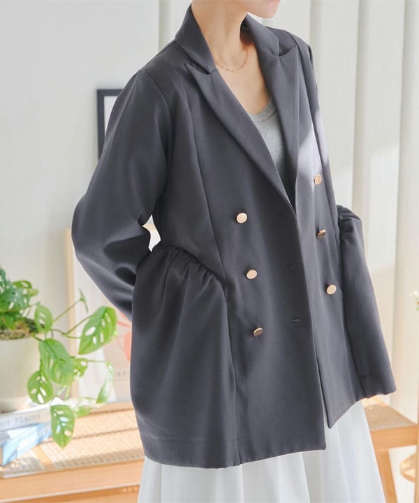 田中亜希子さんコラボ ]選べる2タイプツイードジャケット [K1246