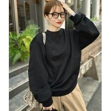 [ yuri.さんコラボ ]刺繍入りスウェットトップス [C7349]