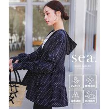 神戸レタス(KOBE LETTUCE)の＜2025新作＞ラッシュガード UVカットパーカーorトップス 指穴付き [S223] 接触冷感