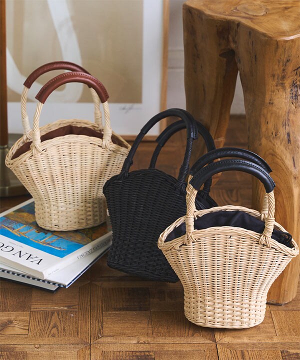 リボン付きカゴバッグ [B1565] | 神戸レタス(KOBE LETTUCE) | マルイ