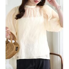 神戸レタス(KOBE LETTUCE)のシアージャガードボリューミーブラウス [C7498]