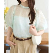 神戸レタス(KOBE LETTUCE)のシアージャガードボリューミーブラウス [C7498]