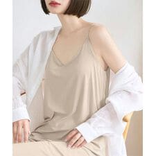 [ 超冷感 ] 紫外線99.9%カット接触冷感カップ付きペチコートインナー [E3517]