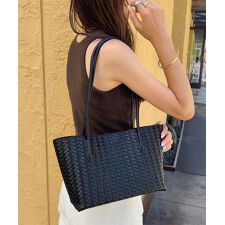 神戸レタス(KOBE LETTUCE)のポーチ付き ロングハンドルメッシュトートバッグ [B1633]