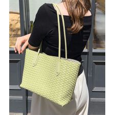 神戸レタス(KOBE LETTUCE)のポーチ付き ロングハンドルメッシュトートバッグ [B1633]