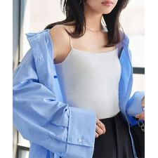 神戸レタス(KOBE LETTUCE)のカップ付き細ストラップキャミソール [C7613]