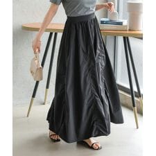 [ Petitle / プチレ ] シャーリングデザインスカート [M4255]