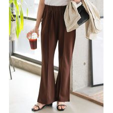 [ Petitle / プチレ ] 美脚見えストレッチイージーパンツ [M4266]